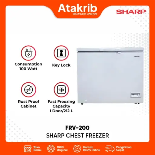 SHARP CHEST FREEZER FRV-200