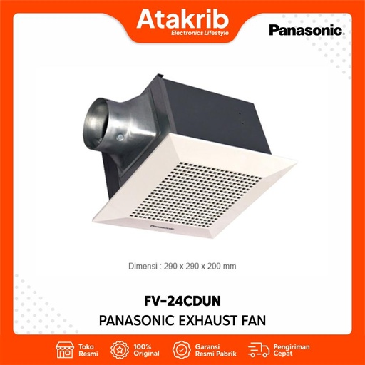 PANASONIC EXHAUST FAN FV-24CDUN