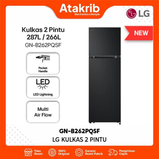 LG KULKAS 2 PINTU SMALL GN-B262PQSF