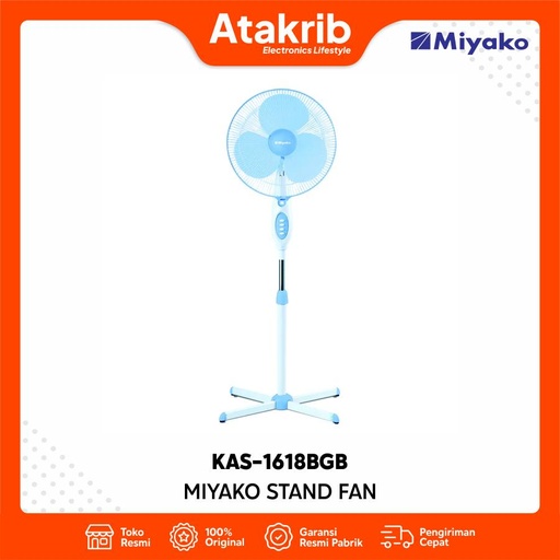 MIYAKO STAND FAN KAS-1618BGB