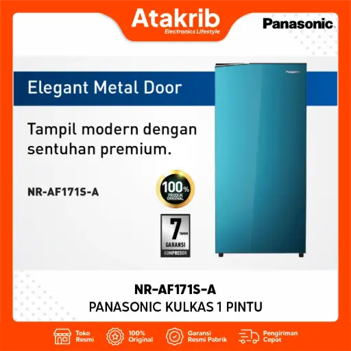 PANASONIC KULKAS 1 PINTU NR-AF171S-A