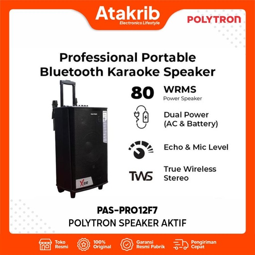 POLYTRON SPEAKER AKTIF PAS-PRO12F7