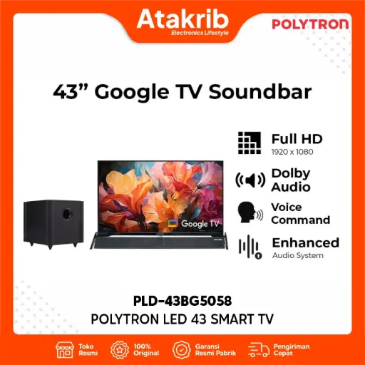 POLYTRON LED 43 PLD-43BG5058