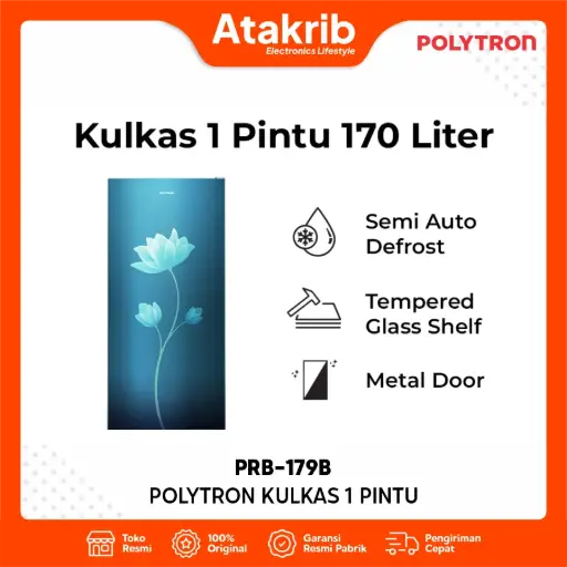POLYTRON KULKAS 1 PINTU PRB-179B