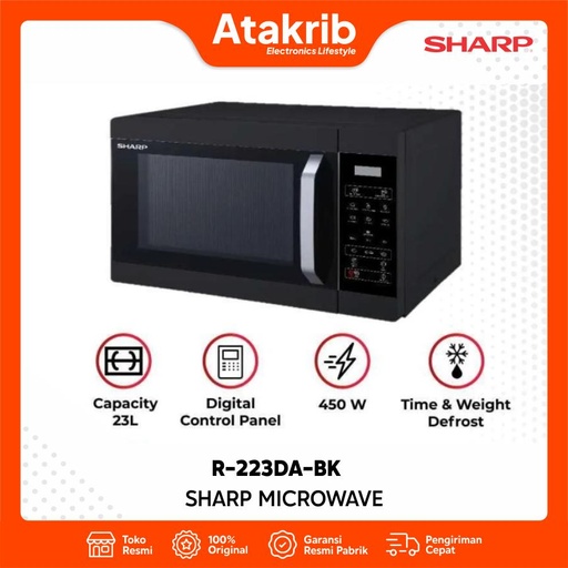SHARP MICROWAVE R-223DA-BK