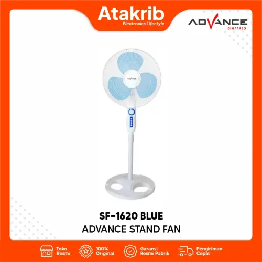 ADVANCE STAND FAN SF-1620 BLUE