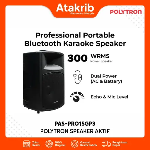 POLYTRON SPEAKER AKTIF PAS-PRO15GP3