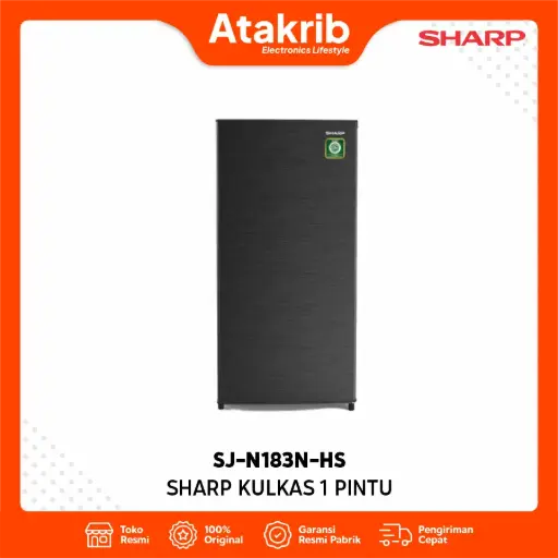 SHARP KULKAS 1 PINTU SJ-N183N-HS