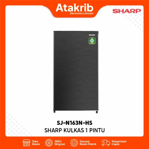 SHARP KULKAS 1 PINTU SJ-N163N-HS