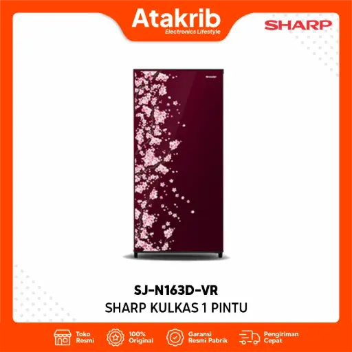 SHARP KULKAS 1 PINTU SJ-N163D-VR