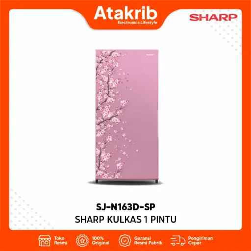 SHARP KULKAS 1 PINTU SJ-N163D-SP