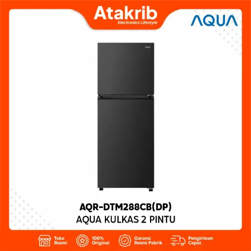 AQUA KULKAS 2 PINTU SMALL AQR-DTM288CB(DP)