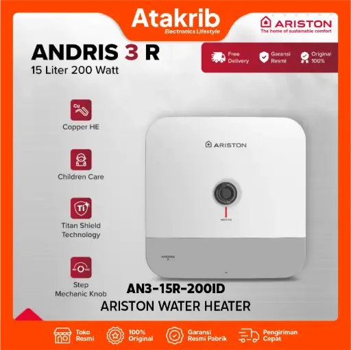 ARISTON WATER HEATER AN3-15R-200ID
